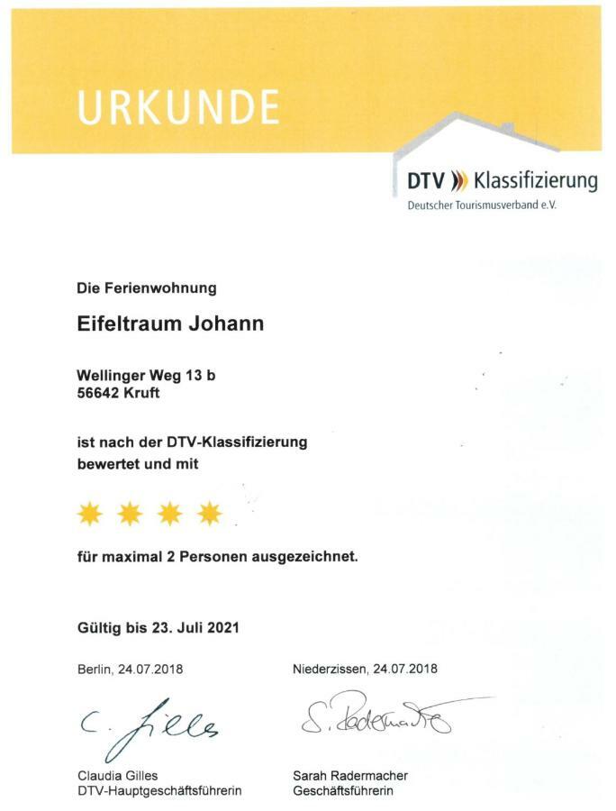 Apartment Wandertraum Johann - Eifel Kruft
